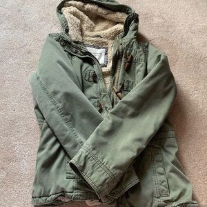 Abercrombie & Fitch winter jacket green